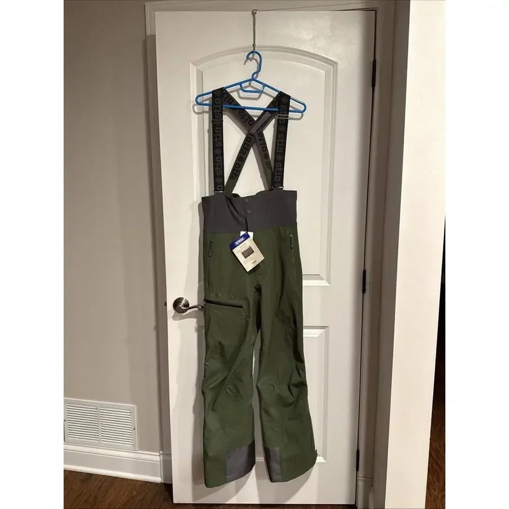 Stio Men's Environ Bib Pine Forest Size Medium Regular NWT $459 MSRP - Picture 2 of 11